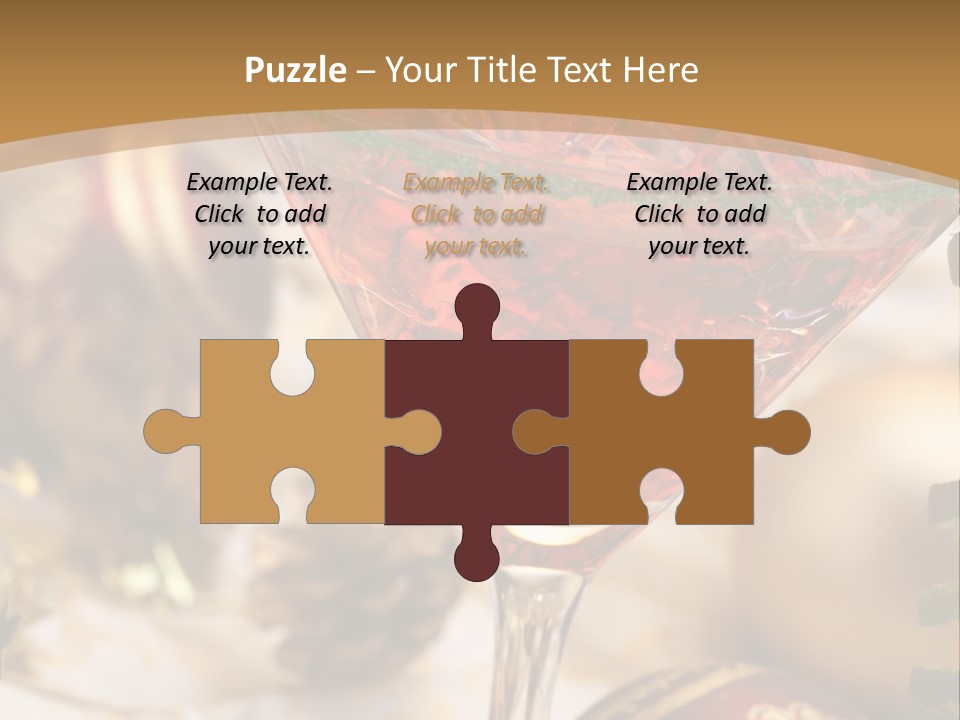 Gin Holiday Vermouth PowerPoint Template