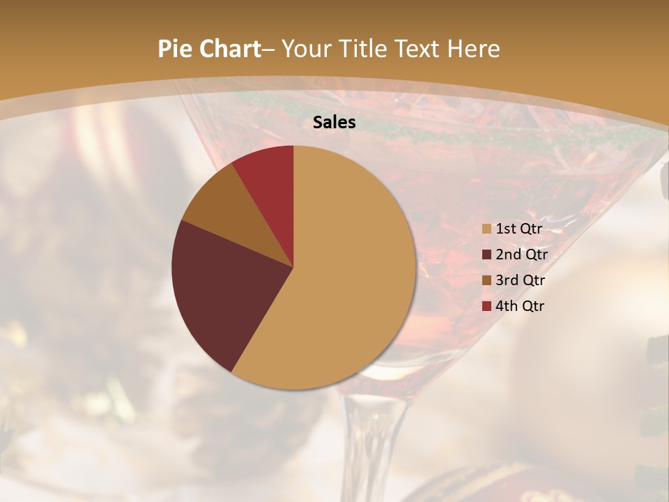 Gin Holiday Vermouth PowerPoint Template