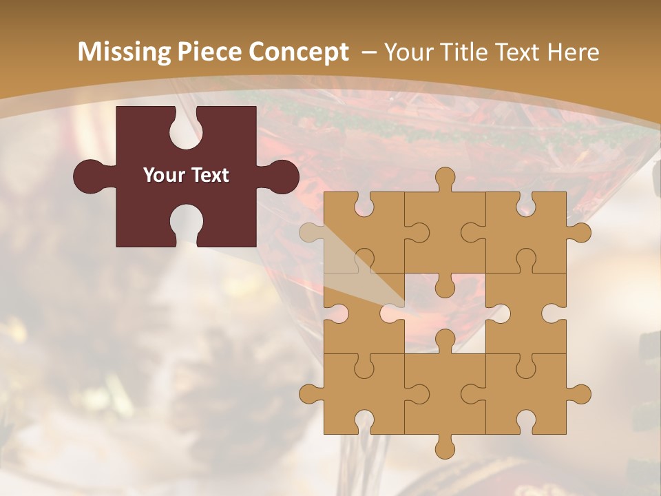 Gin Holiday Vermouth PowerPoint Template