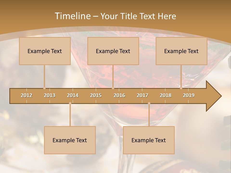 Gin Holiday Vermouth PowerPoint Template