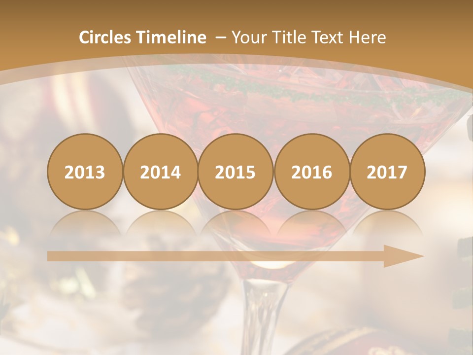 Gin Holiday Vermouth PowerPoint Template