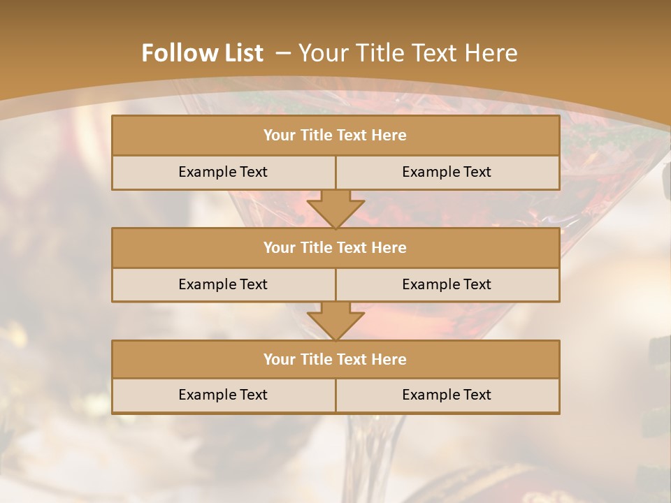 Gin Holiday Vermouth PowerPoint Template