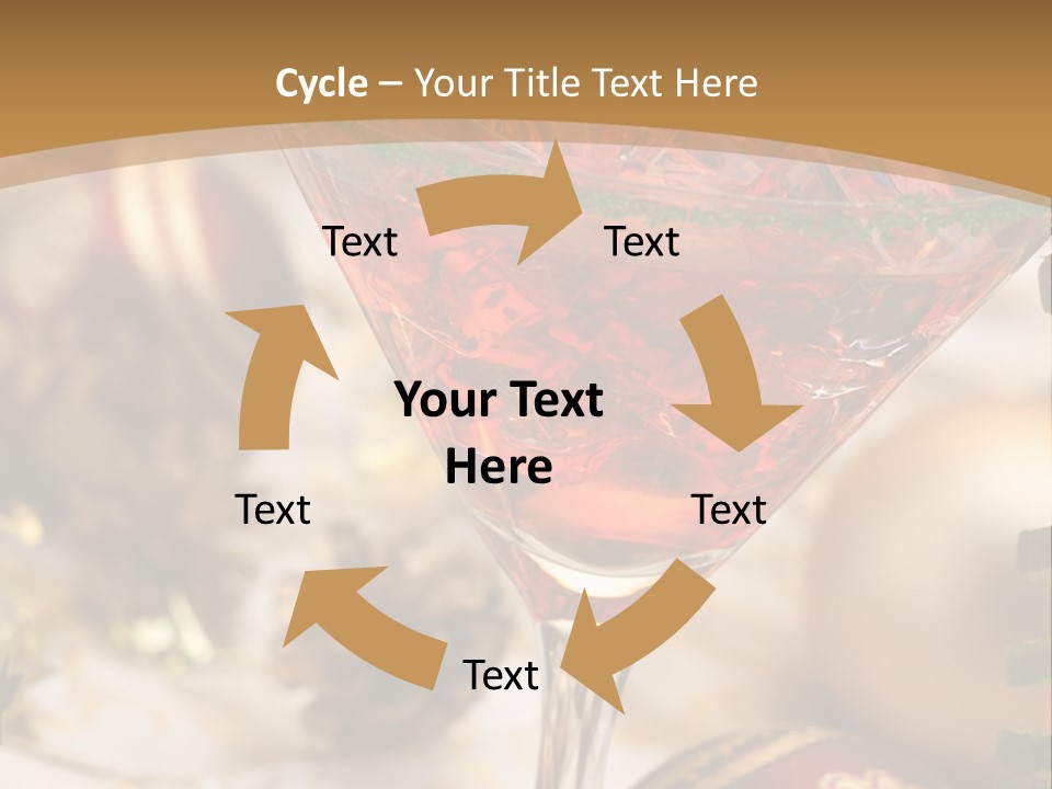 Gin Holiday Vermouth PowerPoint Template