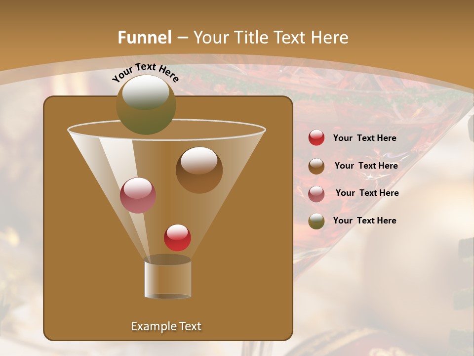 Gin Holiday Vermouth PowerPoint Template