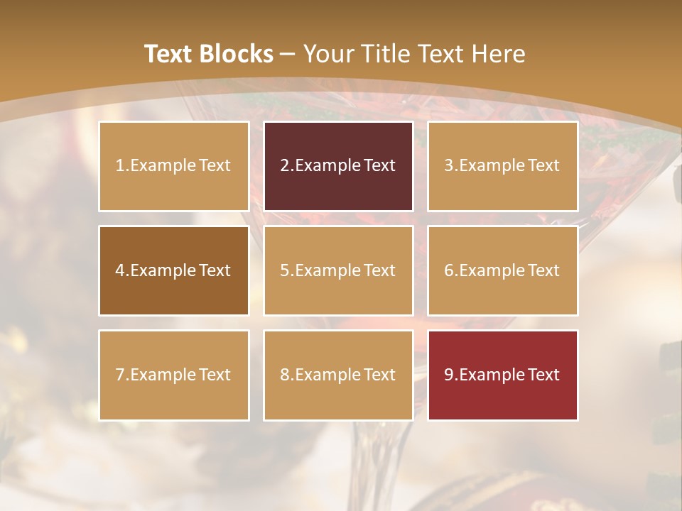 Gin Holiday Vermouth PowerPoint Template