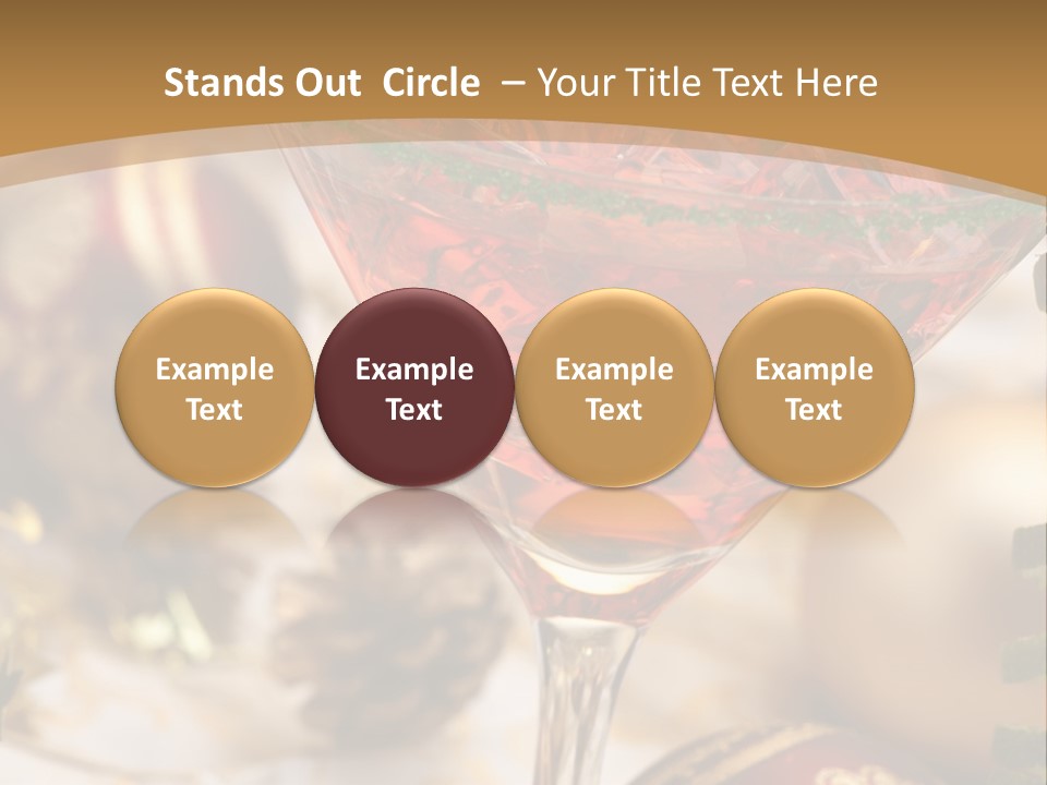 Gin Holiday Vermouth PowerPoint Template