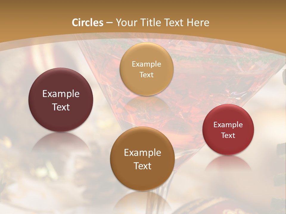 Gin Holiday Vermouth PowerPoint Template