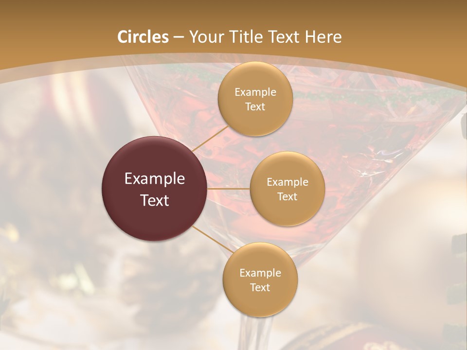 Gin Holiday Vermouth PowerPoint Template