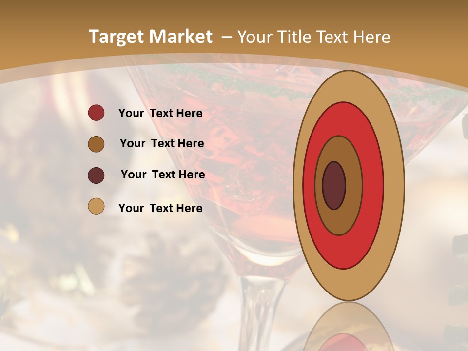 Gin Holiday Vermouth PowerPoint Template