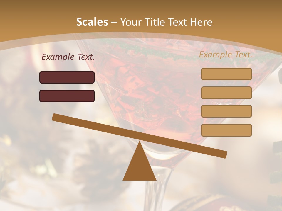 Gin Holiday Vermouth PowerPoint Template