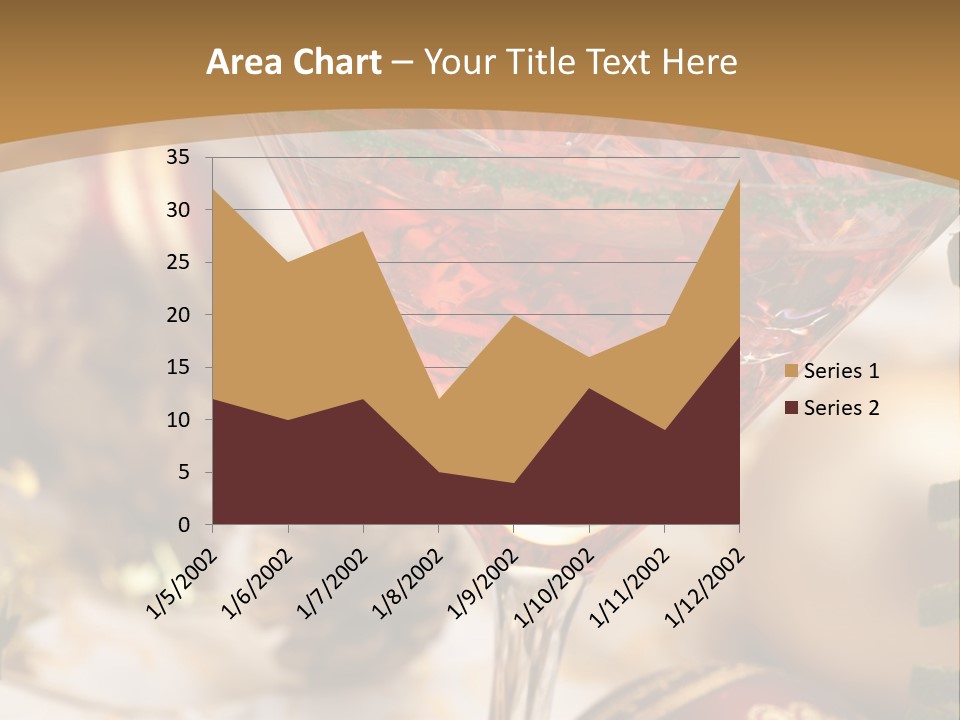 Gin Holiday Vermouth PowerPoint Template
