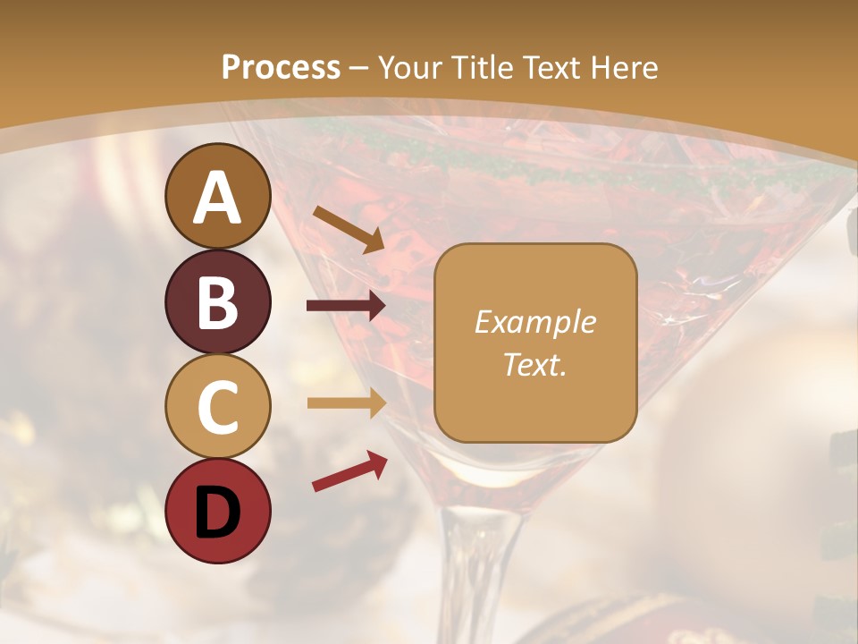 Gin Holiday Vermouth PowerPoint Template