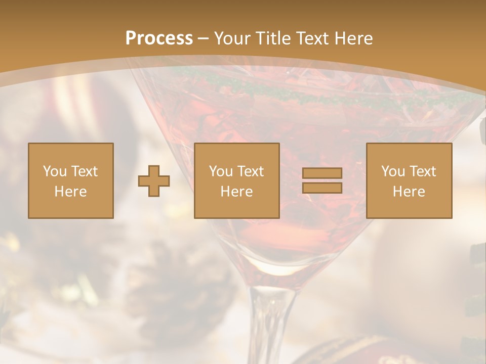 Gin Holiday Vermouth PowerPoint Template