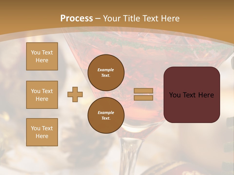 Gin Holiday Vermouth PowerPoint Template