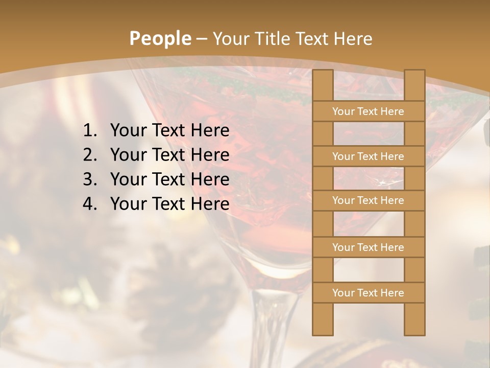 Gin Holiday Vermouth PowerPoint Template