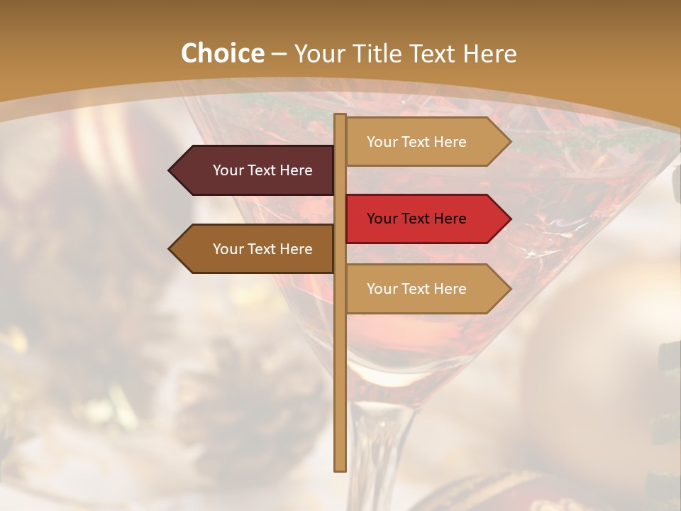 Gin Holiday Vermouth PowerPoint Template