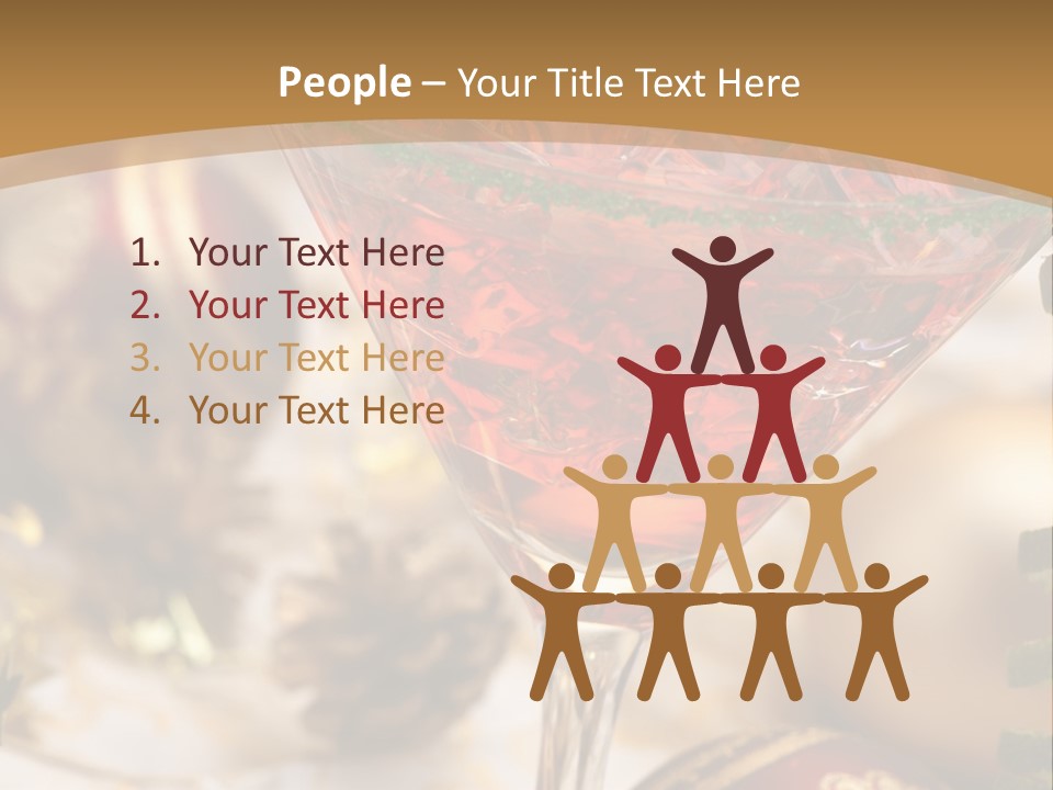 Gin Holiday Vermouth PowerPoint Template