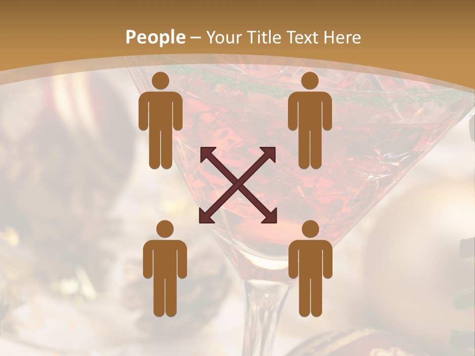 Gin Holiday Vermouth PowerPoint Template