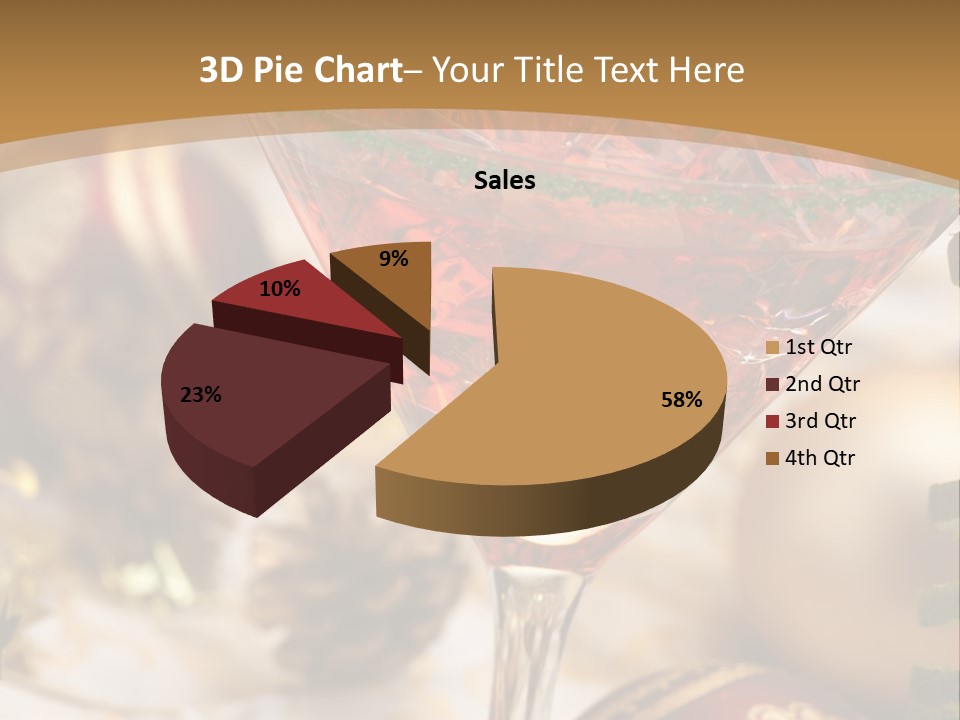 Gin Holiday Vermouth PowerPoint Template