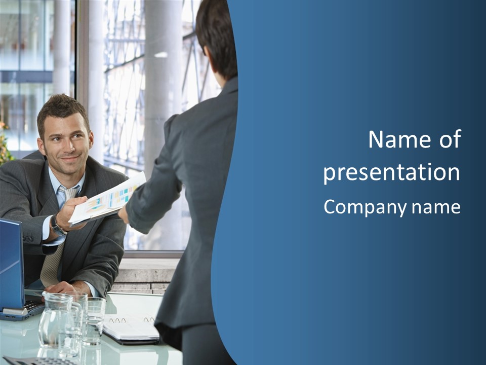 Businessman Man Professional PowerPoint Template