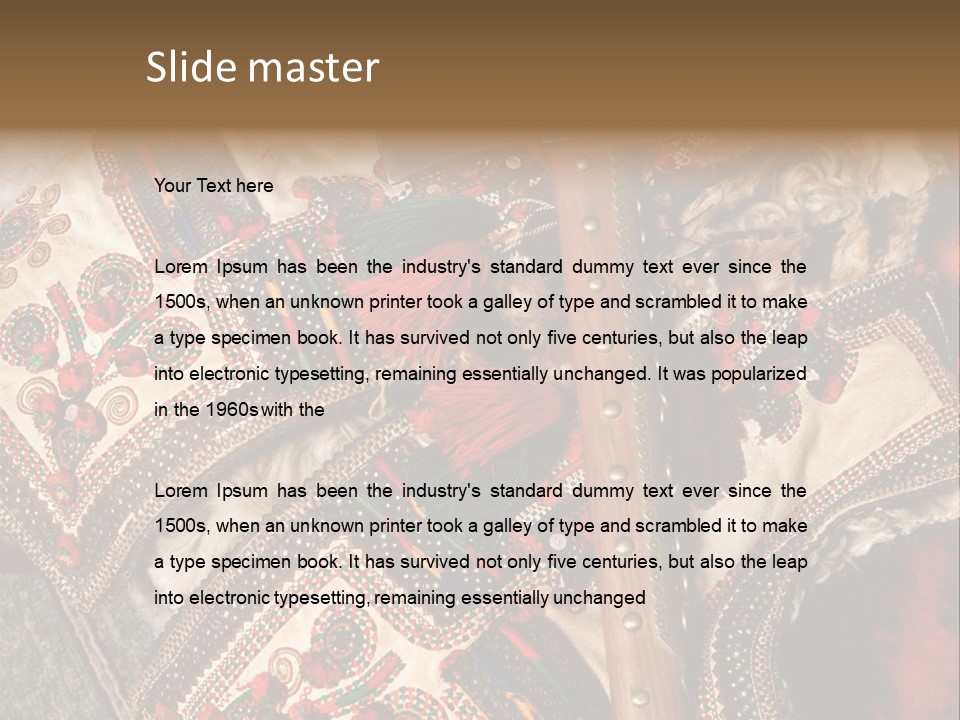 Hatchet Folk Old PowerPoint Template