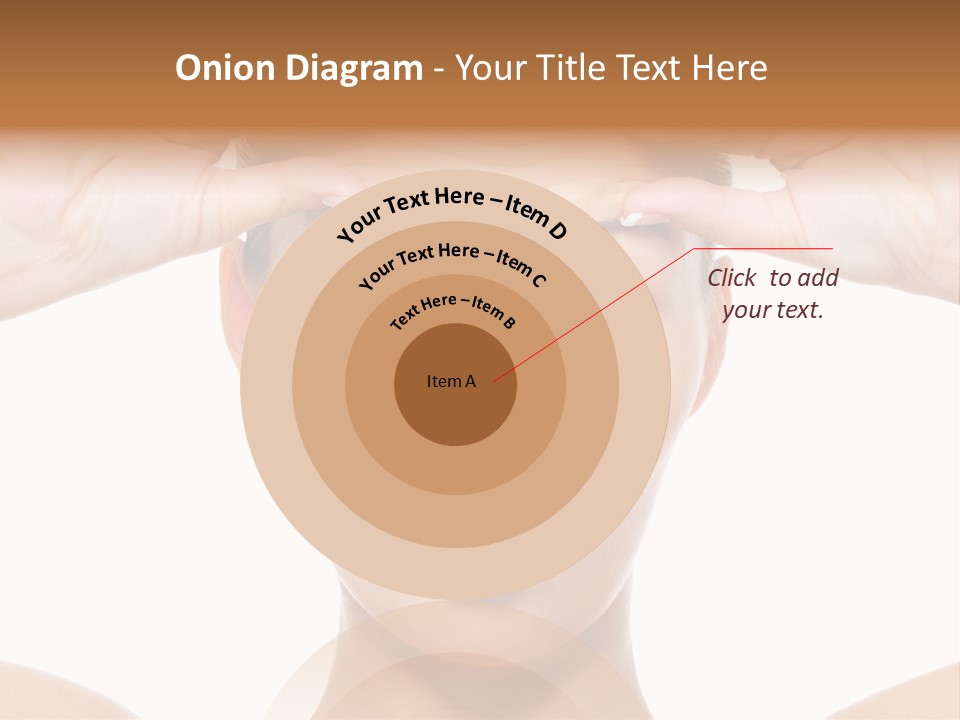 A Woman Holding Her Head With Her Hands PowerPoint Template