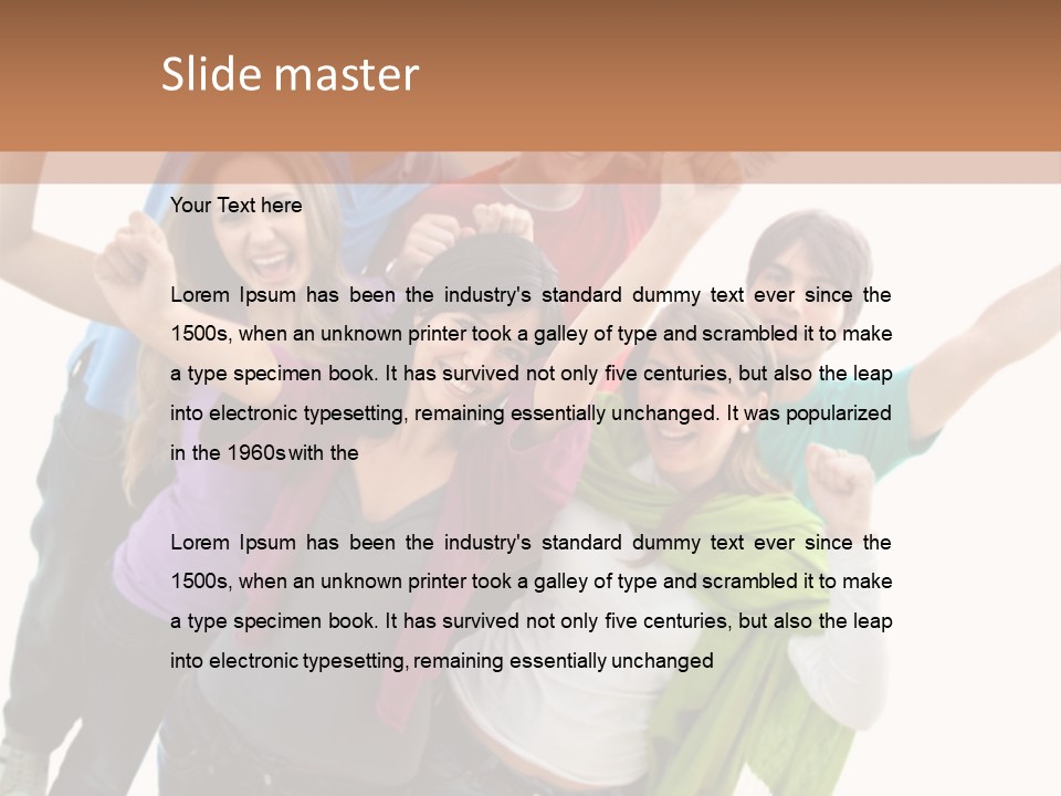 Paint Makeup Fashion PowerPoint Template