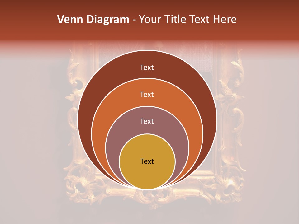 A Woman Sitting On A Couch In Front Of A Mirror PowerPoint Template