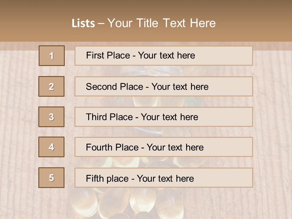 Supplement Capsule Vitamin PowerPoint Template