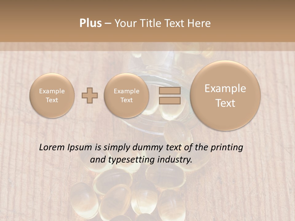 Supplement Capsule Vitamin PowerPoint Template