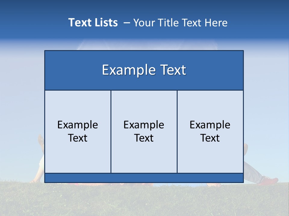 A Man And A Woman Laying On The Grass In Front Of A House PowerPoint Template