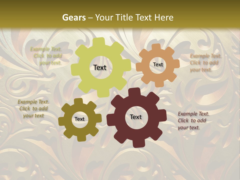 Gown Girl Black PowerPoint Template