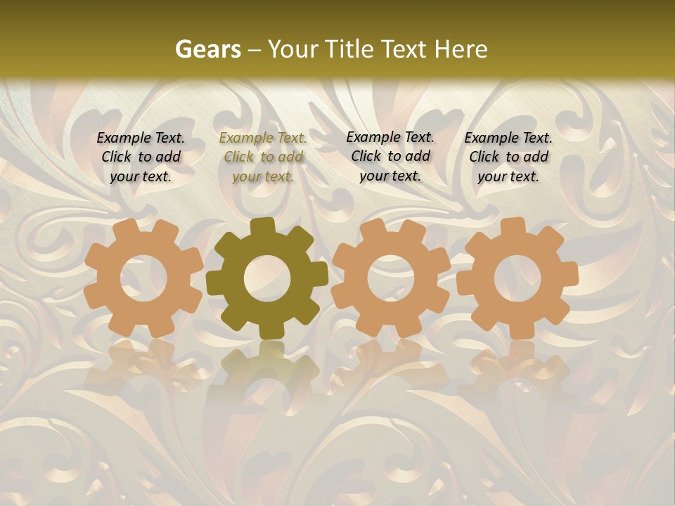 Gown Girl Black PowerPoint Template