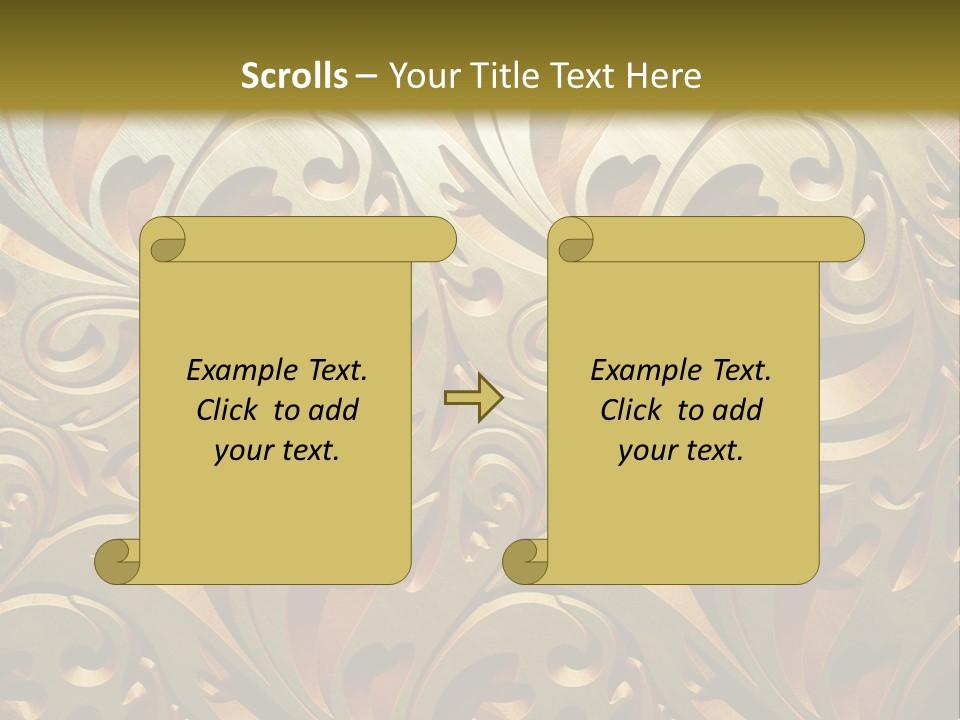 Gown Girl Black PowerPoint Template