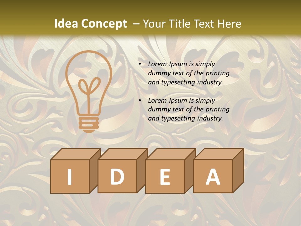 Gown Girl Black PowerPoint Template