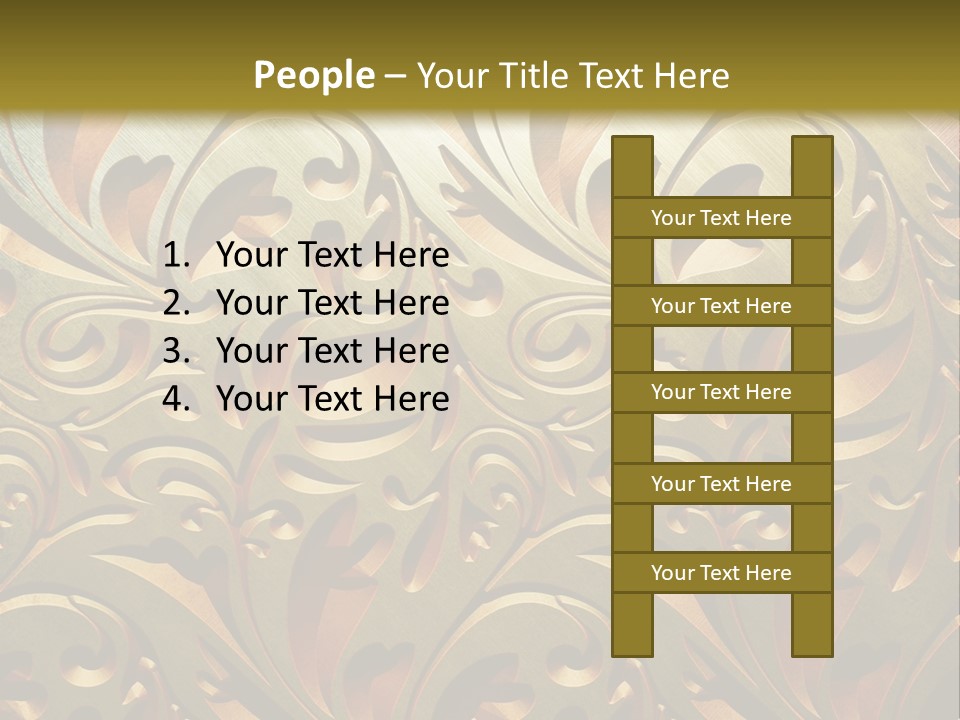 Gown Girl Black PowerPoint Template