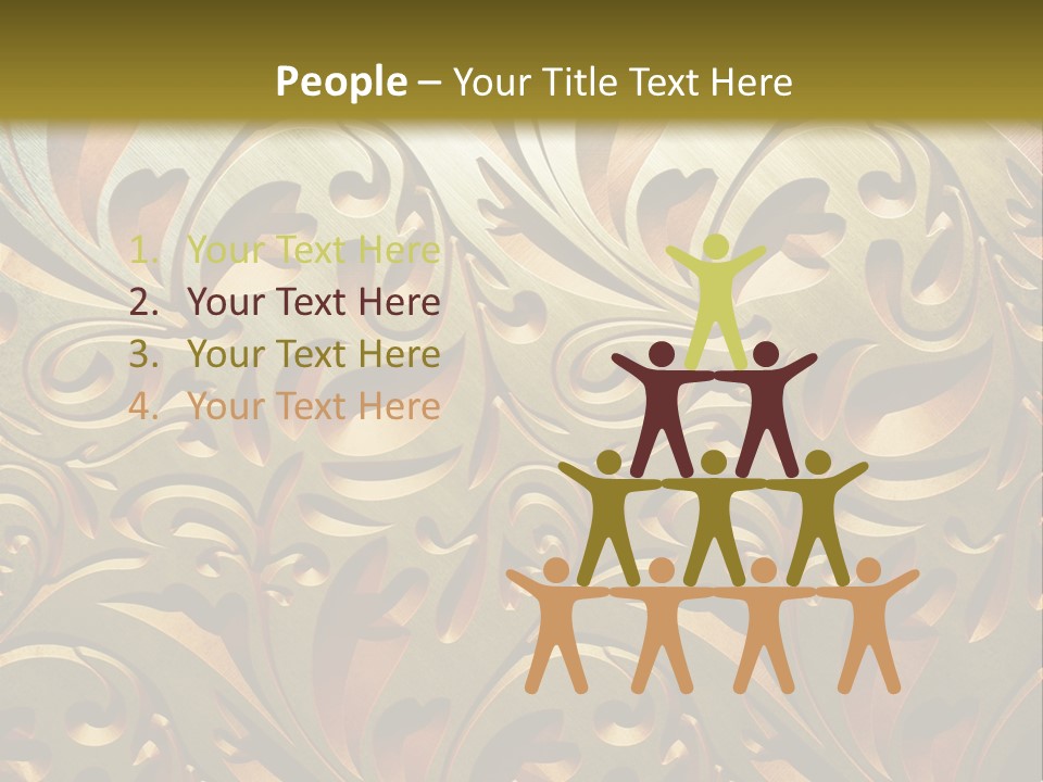 Gown Girl Black PowerPoint Template