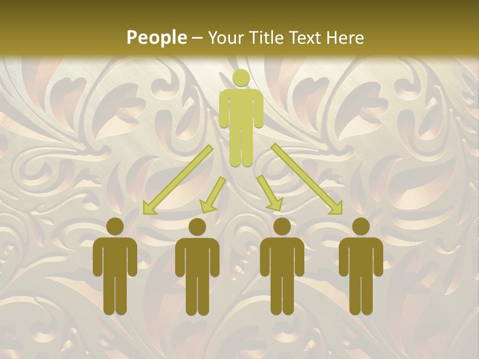 Gown Girl Black PowerPoint Template