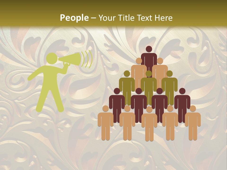 Gown Girl Black PowerPoint Template