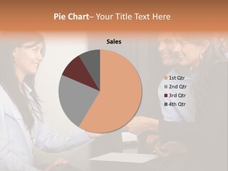 A Couple Of People That Are Shaking Hands PowerPoint Template