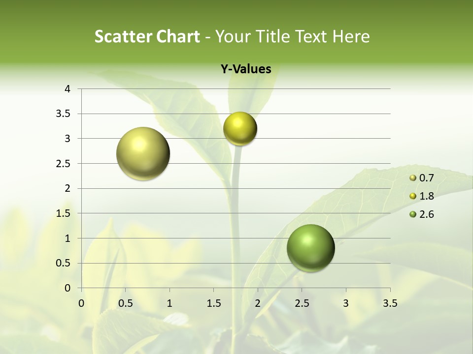 A Green Plant With Leaves On A Sunny Day PowerPoint Template