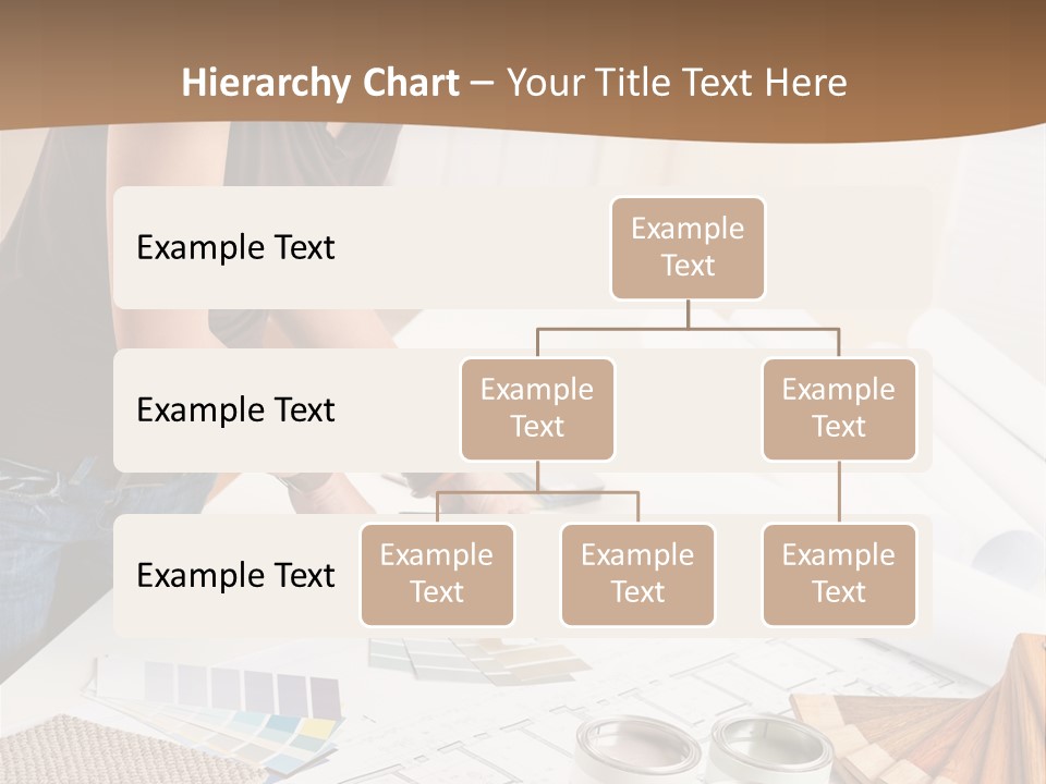 Interior Designer Woman Decorating PowerPoint Template