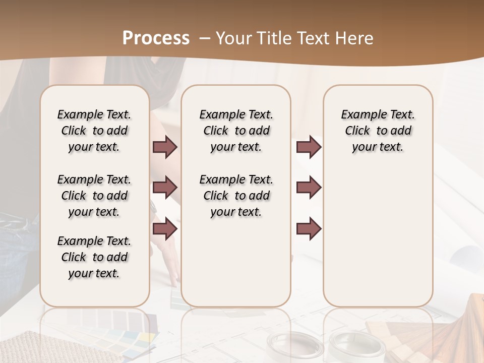 Interior Designer Woman Decorating PowerPoint Template