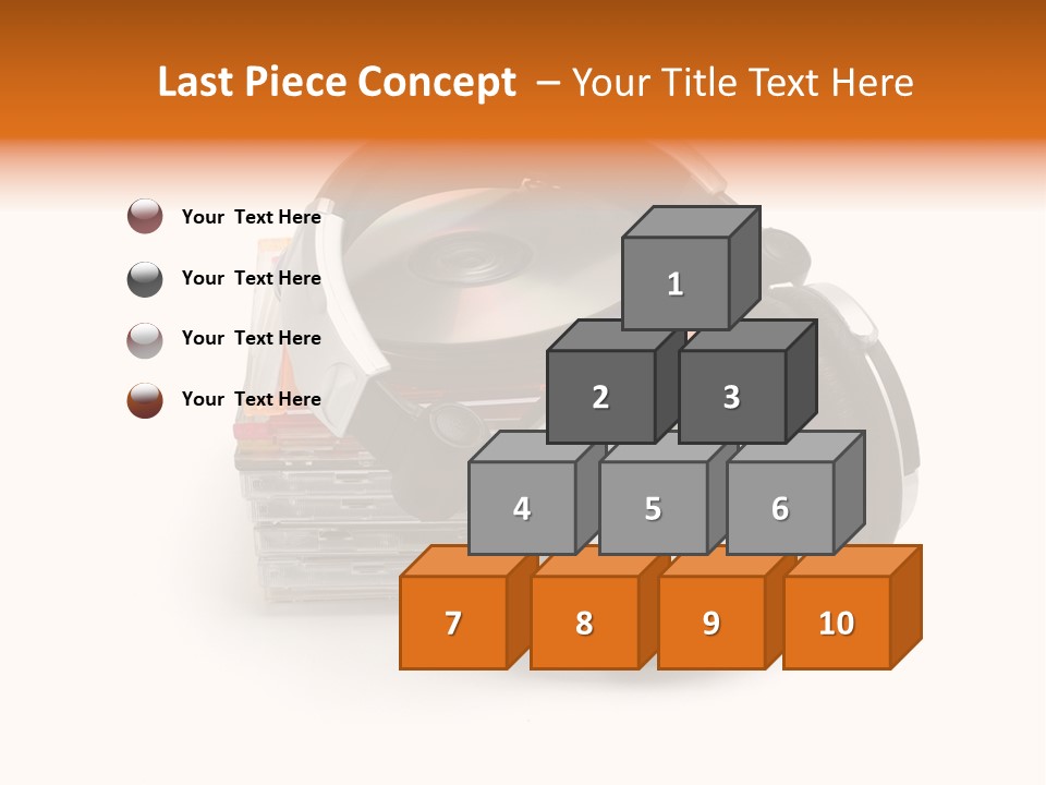 Device Plastic Stack PowerPoint Template
