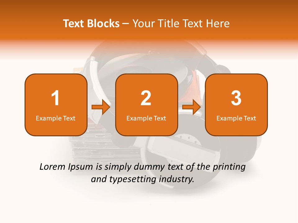 Device Plastic Stack PowerPoint Template