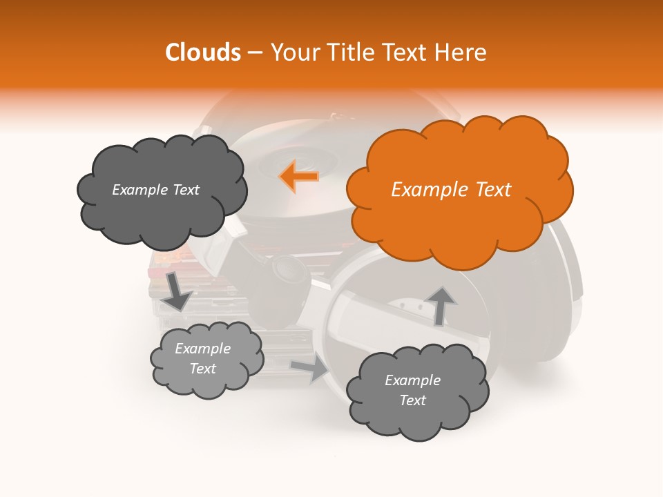 Device Plastic Stack PowerPoint Template