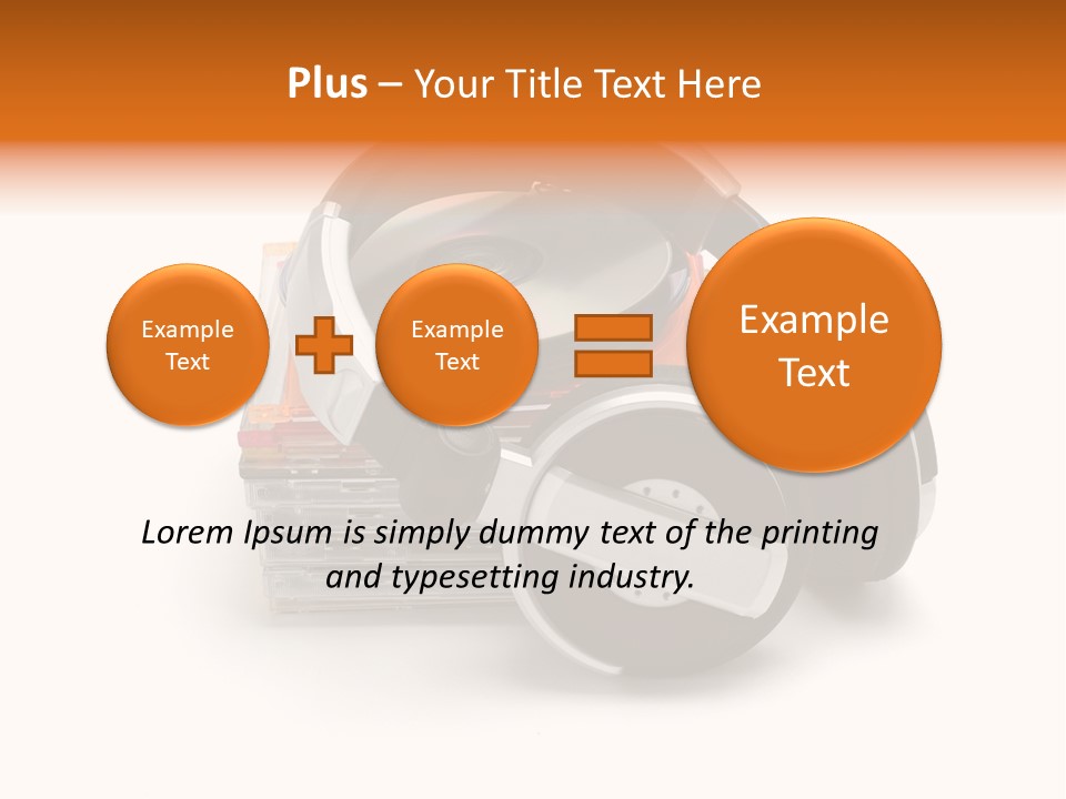 Device Plastic Stack PowerPoint Template