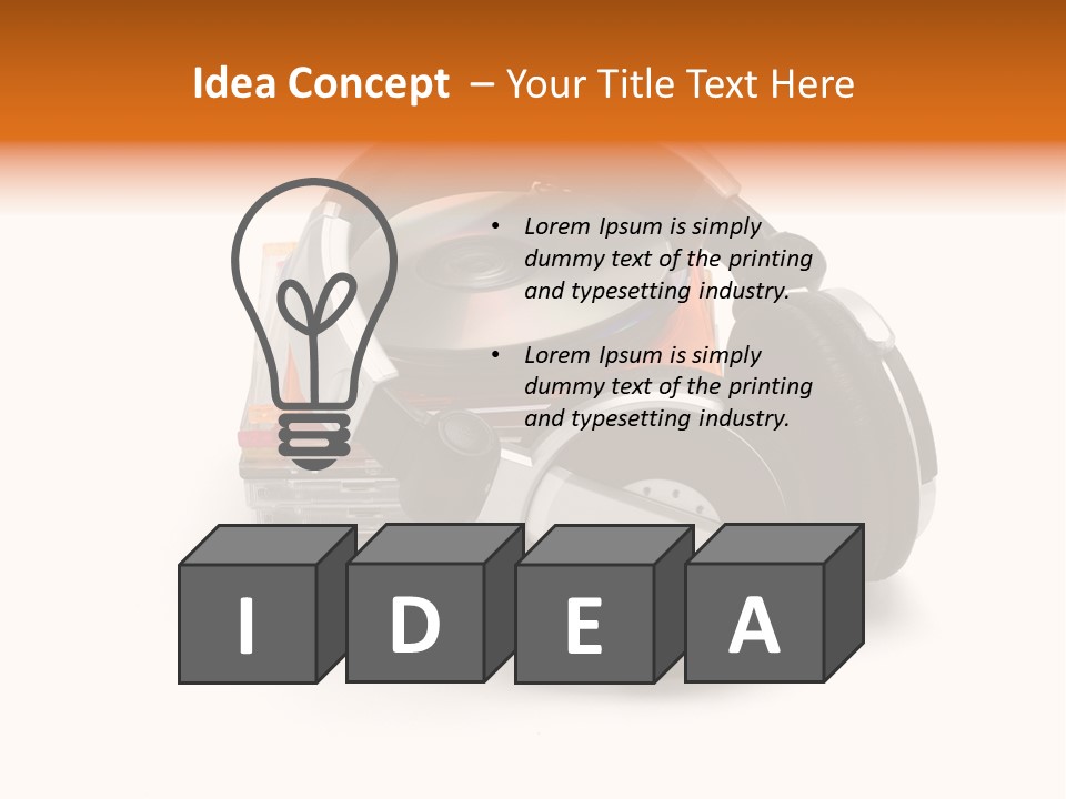 Device Plastic Stack PowerPoint Template