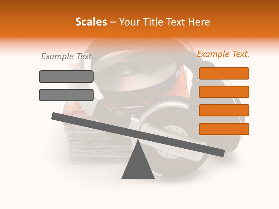 Device Plastic Stack PowerPoint Template