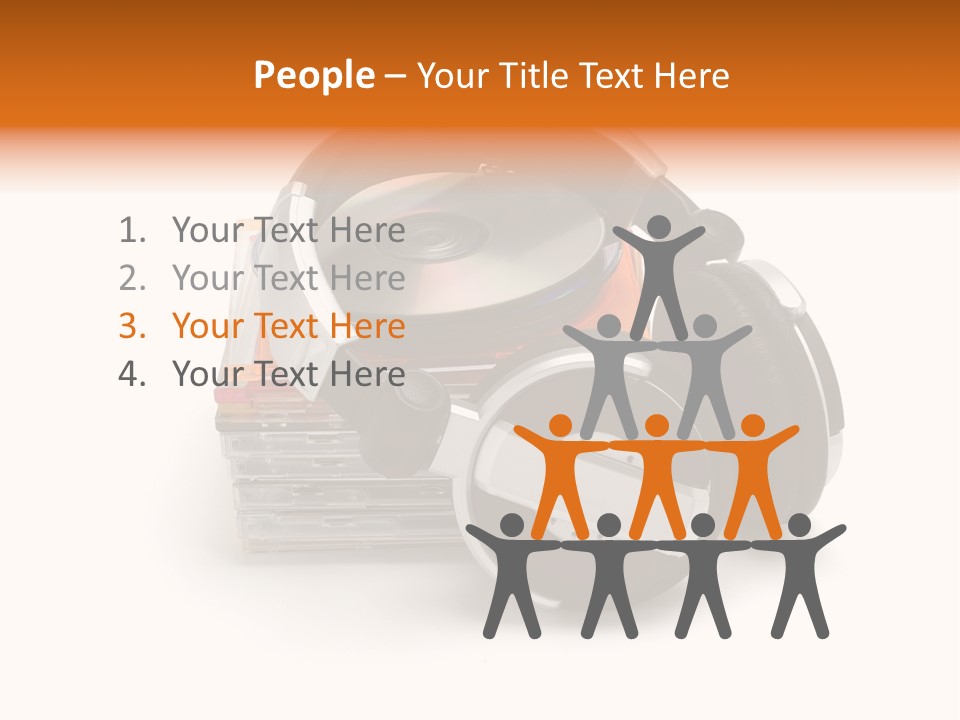 Device Plastic Stack PowerPoint Template